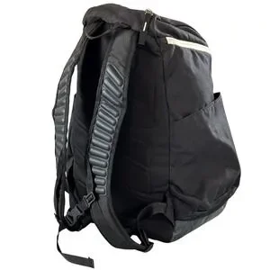 Nike | Bags | Nike Elite Backpack Black White Nqsz Quad Zip System ...